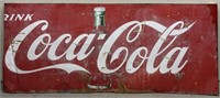 Coca-Cola Steel Sign 104” x 44” Advertising
