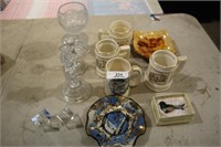 MUGS, GLASSWARE , ETC