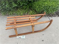 Old Well Made Wood Sled - Great Decor