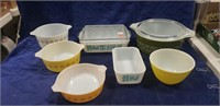 Assortment Of Vintage Pyrex Dishes