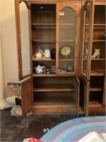 Ethan Allen Style Bookcase Display Cabinet