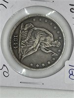 1844 Seated Silver Half Dollar
