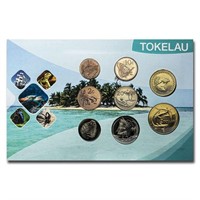 2017 Tokelau 1 Cent To 2 Dollars 8-coin Set Bu