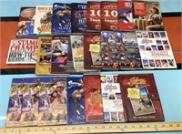 Collection of Calgary Stampede event programs