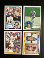 LOT OF (105) 1983 TOPPS MLB BASEBALL TRADING CARDS