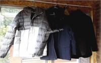4 Men's Coats, including Columbia jacket - L