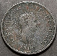 Great Britain George III 1807 Half Penny