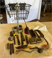 Hand tools in Metal Basket Stand