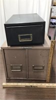 Steel master & other metal file drawers