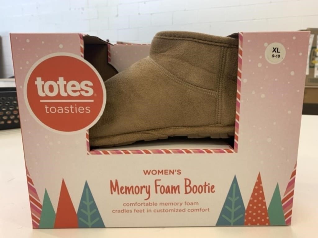 New Totes Toasties Women's Memory Foam Bootie