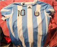 ARGENTINA 2010 WORLD CUP  ADIDAS JERSEY SHIRT