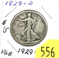 1929-D Walking Liberty half dollar
