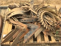 Pallet of Cultivator Knives and Shank Points