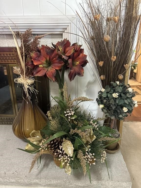 Artificial Flowers and Vases