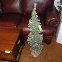 3' CHRISTMAS TREE IN BURLAP SACK