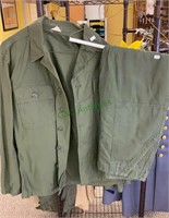 Vintage army shirt and pants - jacket is medium,