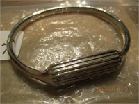 Silvertone Metal Fitbit Marked Bracelet