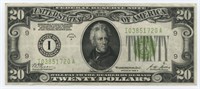 1928-B $20 Federal Reserve Note - Minneapolis