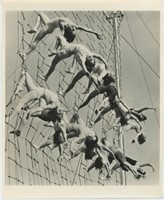 8x10 Hoyt group of trapeze performers