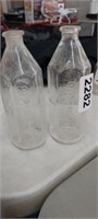 (2) PYREX GLASS BABY BOTTLES