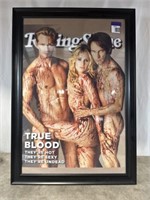 Rolling Stones True Blood framed poster,