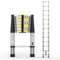 Telescoping Extension Ladder 12.5FT, Aluminum