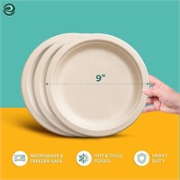 NEW 9 Inch Paper Plates [100-Pack]