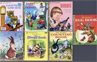 Animal Themed Golden Books Set of Seven