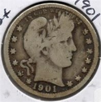 1901 Barber Quarter