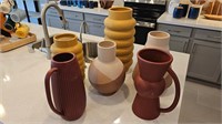 6PC VASES & CISTERNS