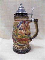 German Zoeller/Born Munich Stein w/Pewter Lid