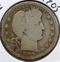 1905 Barber Quarter