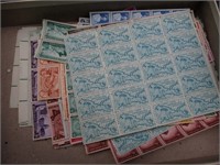 Large Group of Stamp Sheets