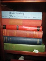 vintage music and opera books .