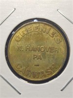 Greenies car Wash token