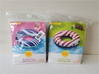 2 Large Sun Squad Inflatable Tubes with Handles