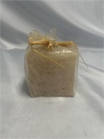 LARGE BLOCK VANILLA CANDLE 3 INCHES