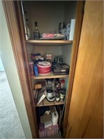 Housewares in Hall Closet