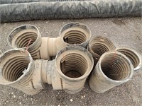 4- 12" T's and 3 extra pipe pieces