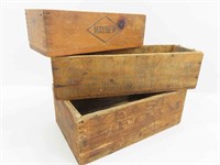 Wood Boxes (Yeast Foam, Bordens, Mayhew Chisels)