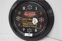 Welcome Crazy Jacks Casino Clock