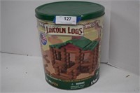 The Original Lincoln Logs in Tin