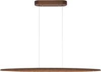 $300! 71 Wood Linear Pendant Light 40W.