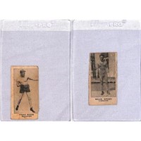 (2) Circa 1910 Boxing Strip Cards