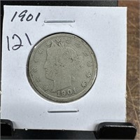 1901 LIBERTY V NICKEL