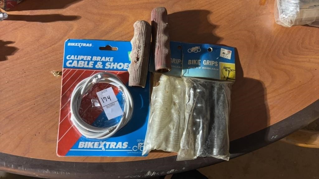 Lot of NOS Bike Cables and Grips