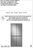 Samsung 23 Cu. Ft. Smart Counter Depth 4-Door Flex