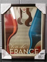 Vin de France wall art