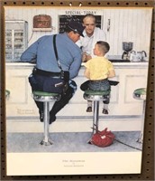 Normal Rockwell Print, "The Runaway"