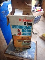 Diednaut 3T Hyd. Hand Jack In Original Box!